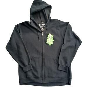 Rick And Morty 2015 Sweatshirt Hoody Jacket Glow In Dark Unisex Adult Swim